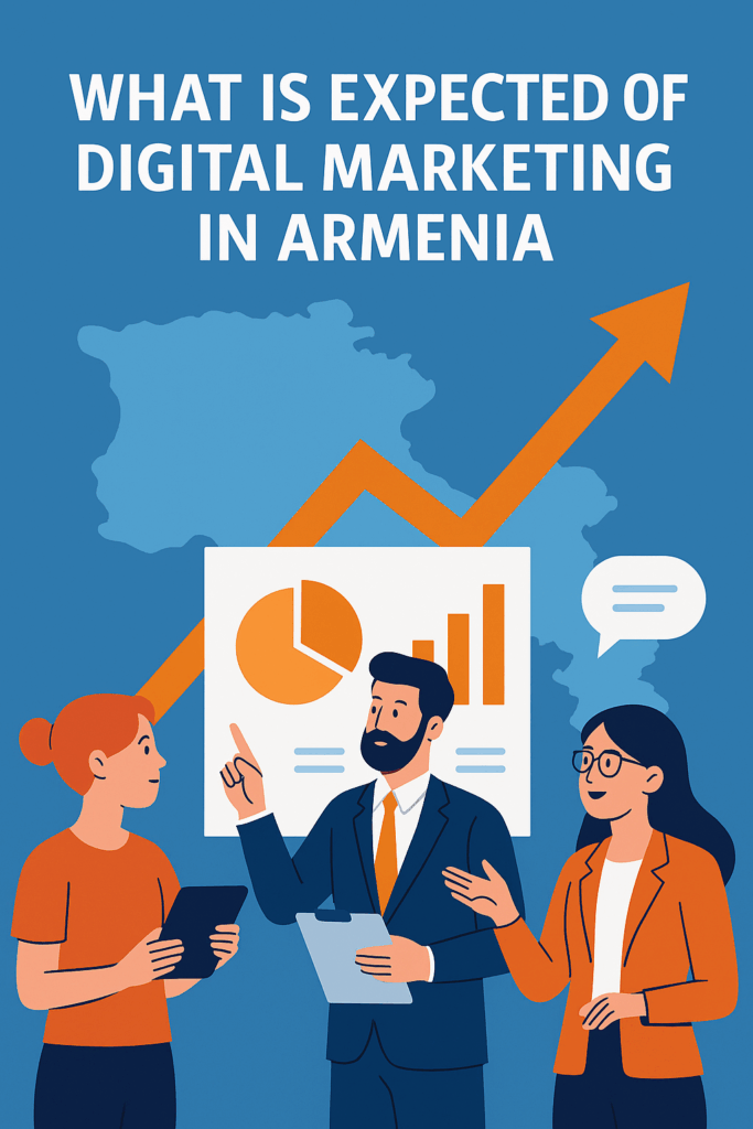 Unlocking Success: How Armenia’s Booming Digital Marketing Scene Can Propel Your Business 5 Illustration showing Armenian companies preparing for the future of digital marketing