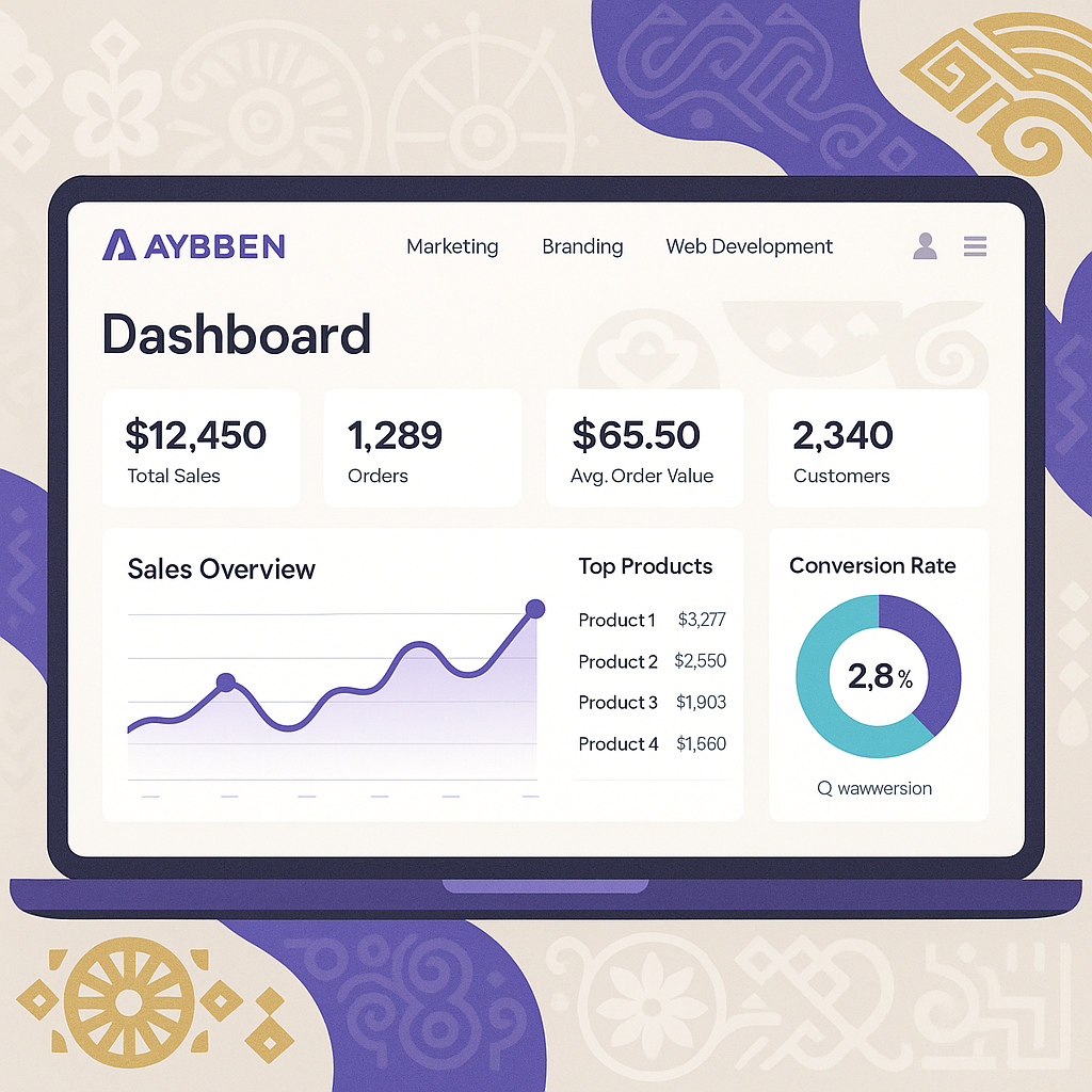 Blog 1 Rising eCommerce growth chart with icons and digital marketing elements